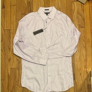 Banana Republic Grant Slim Men's Lavender Dress Shirt